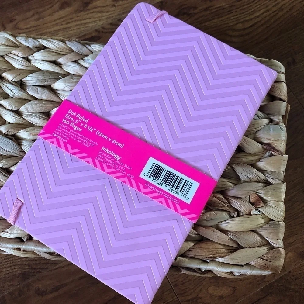 Barbie pink Vegan Leather journal
